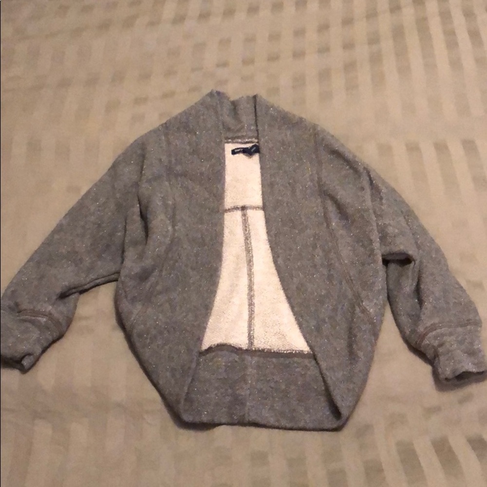 GAP grey with sparkles cardigan/shrug -size 4/5